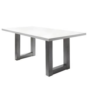 Table Leeton II Blanc mat - 180 x 90 cm