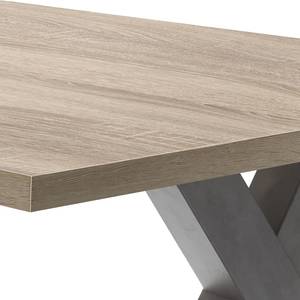 Table extensible Leeton III Imitation chêne brut de sciage