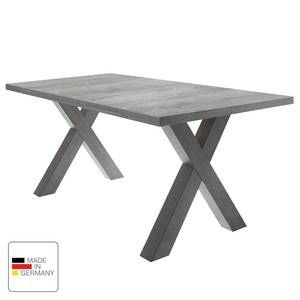 Eettafel Leeton III met uitschuiffunctie - Concrete look