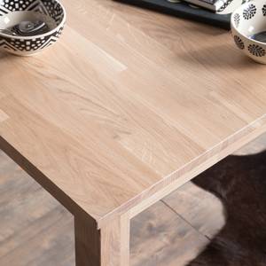 Eettafel LemsiWOOD Wit geolied eikenhout - 80 x 80 cm