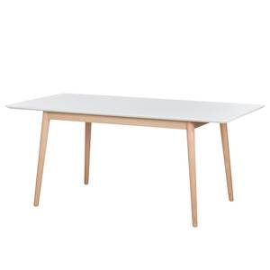 Eettafel LINDHOLM deels massief eikenhout - 180 x 90 cm