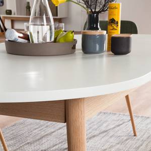 Table extensible LINDHOLM ovale Chêne partiellement massif - 190 x 90 cm