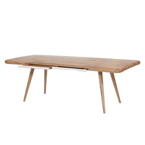 Table Loca I Chêne partiellement massif - Chêne / Blanc - 200 x 100 cm