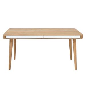 Table Loca II Partiellement en chêne massif - 160 x 90 cm