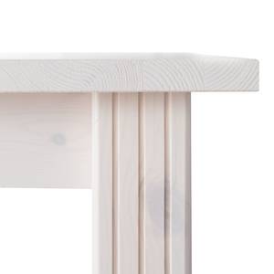 Table Lyngby (extensible) Pin massif - Blanc