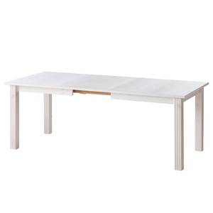 Table Lyngby (extensible) Pin massif - Blanc