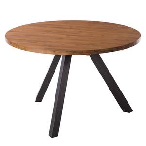 Table Manchester I Acacia massif / Métal - Acacia / Anthracite