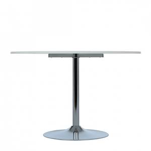 Eettafel Matilda tafelblad hoogglans wit