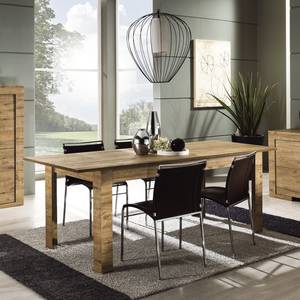 Eettafel Milano LC (uitschuifbaar) donkere eikenhouten look - 180x80cm