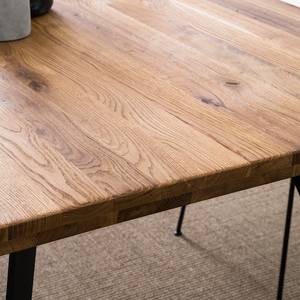 Eettafel MilingWOOD massief eikenhout/metaal - Breedte: 200 cm