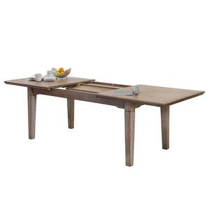 Eettafel (met middenstuk) massief eikenhout - 140x80cm