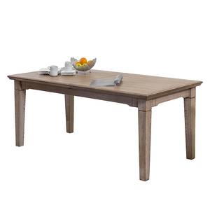 Eettafel (met middenstuk) massief eikenhout - 140x80cm