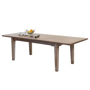 Eettafel (met middenstuk) massief eikenhout - 140x80cm