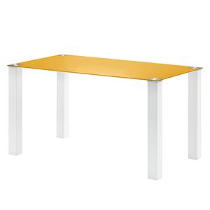 Table Monty II Jaune doré - 140 x 80 cm