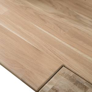 Eettafel Noahline massief eikenhout - Wit geolied eikenhout - 180x90cm