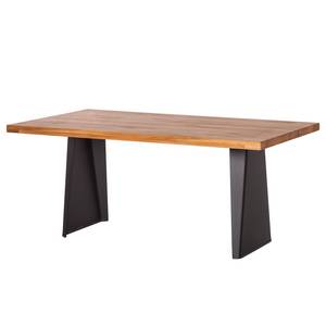 Table Norrdal I Chêne massif / Fer - 180 x 90 cm