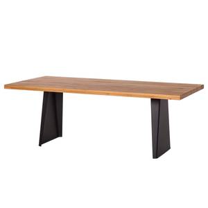 Table Norrdal I Chêne massif / Fer - 220 x 100 cm