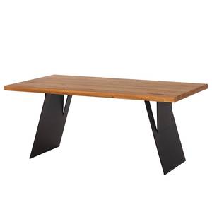 Table Norrdal II Chêne massif / Fer - 180 x 90 cm