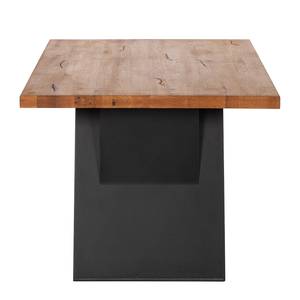 Table Norrdal II Chêne massif / Fer - 180 x 90 cm