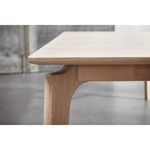 Table Nysted Partiellement en bois massif - Chêne - Largeur : 220 cm