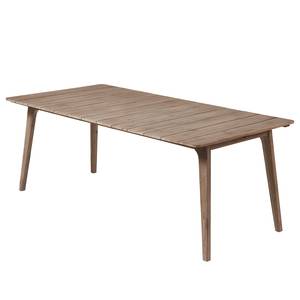 Eettafel Rozzano massief acaciahout - bruin acaciahout - 206 x 100 cm