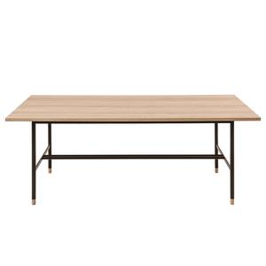 Table Peeri Marron - Bois manufacturé - Métal - 200 x 75 x 95 cm