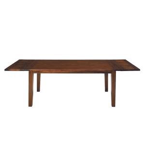 Table extensible Pradesh I Acacia partiellement massif Marron