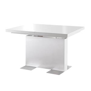 Table extensible Pretoria Blanc brillant