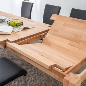 Table extensible RichWOOD Duramen de hêtre massif - 180 x 90 cm