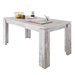 Eettafel Rover (met uitschuiffunctie) witte grenenhouten look