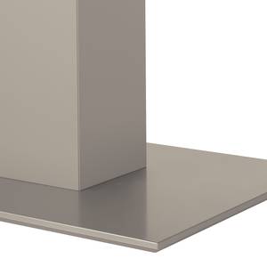 Table Solano Chêne noueux / Gris platine - Sans rallonge