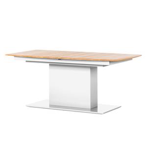 Eettafel Solano Knoesteikenhout/wit - Zonder functie