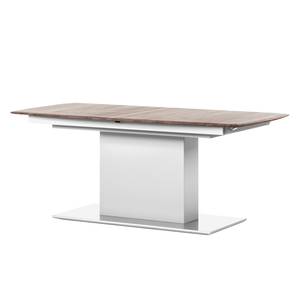 Eettafel Solano Notenboomhout/wit - Zonder functie