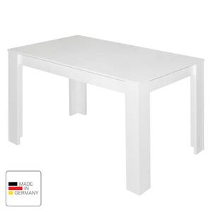 Eettafel Fairford (met uitschuiffunctie) Mat wit - 110 x 60 cm