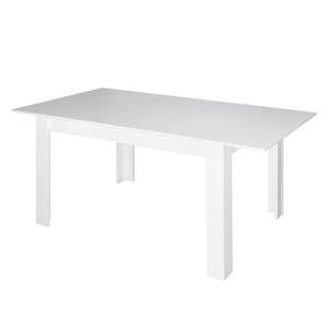 Table extensible Fairford Blanc mat - 120 x 80 cm