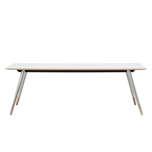 Table Stav Blanc / Chrome - Blanc