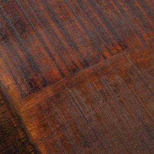 Eettafel Steamboat oud hout ijzer/bruin/zwart