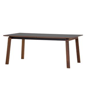 Table Stig II Anthracite / Noyer - 180 x 100 cm