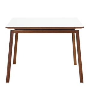 Table Stig II Blanc / Noyer - 180 x 100 cm