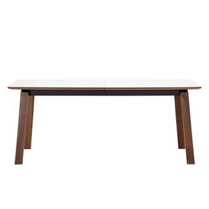 Table Stig II Blanc / Noyer - 200 x 100 cm