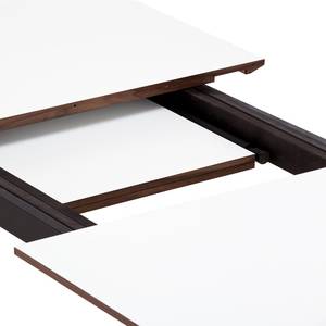 Table Stig II Blanc / Noyer - 200 x 100 cm