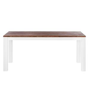 Eettafel Gomera massief acaciahout - wit/bruin - 180x100cm