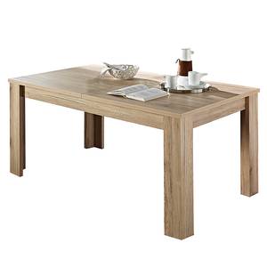 Eettafel Theta (met uitschuiffunctie) Lichte San Remo eikenhouten look/leisteengrijs