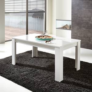 Table extensible Theta Blanc / Imitation chêne de Sonoma