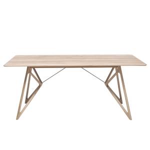 Eettafel Tigg massief eikenhout - Lichte eikenhouten - 180x90cm