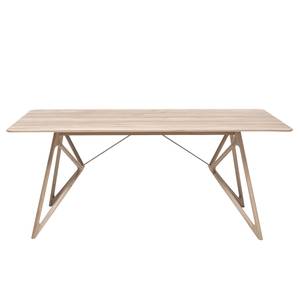 Table Tigg Chêne massif - Chêne clair - 220 x 90 cm