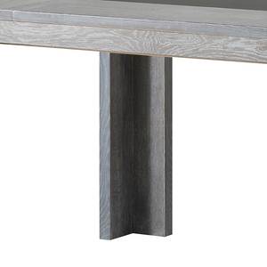 Eettafel Titan deels massief eikenhout grijs