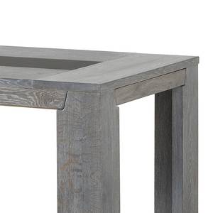 Table Titan Chêne partiellement massif Gris