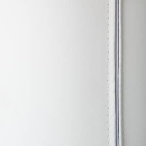 Esstisch Torgo (mit Ausziehfunktion) Glas / Kunstleder - Weiß