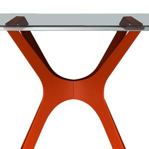 Table Vela I Rouge - 80 x 80 cm